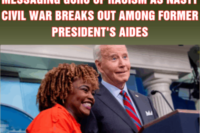 Karine Jean-Pierre accuses Biden’s messaging guru of racism as nasty civil war breaks out among former president’s aides