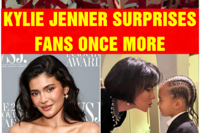 Kylie Jenner Shares Photos of Christmas Wrapping Paper Complete With Kids Stormi and Aire’s Faces