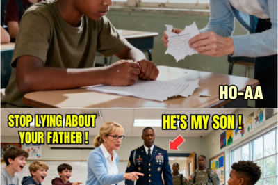 Teacher Calls Black Boy a Liar About His Dad’s Job — Went Silent When 4-Star General Walked In | HO”