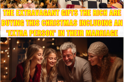 The extravagant gifts the rich are buying this Christmas including an ‘extra person’ in their marriage