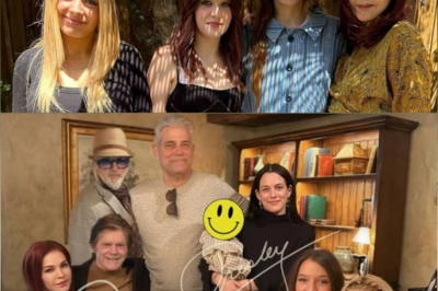 Priscilla Presley Shares Rare Blended Family Photo With Riley Keough and Twin Granddaughters Harper and Finley