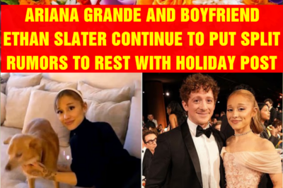 Ariana Grande and boyfriend Ethan Slater continue to put split rumors to rest with holiday post
