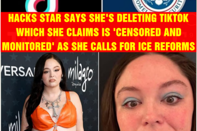 Hacks star says she’s deleting TikTok which she claims is ‘censored and monitored’ as she calls for ICE reforms