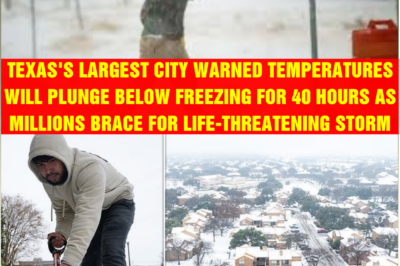 Texas’s largest city warned temperatures will plunge below freezing for 40 HOURS as millions brace for life-threatening storm