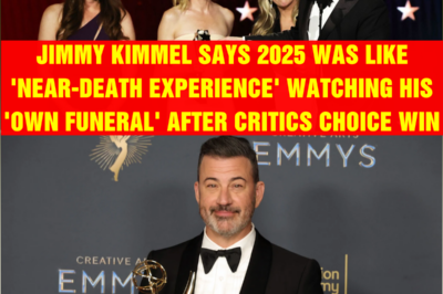 Jimmy Kimmel says 2025 was like ‘near-death experience’ watching his ‘own funeral’ after Critics Choice win