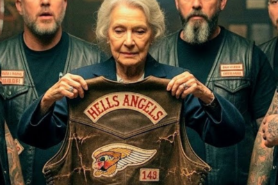 She looked like a sweet grandmother lost in a rough biker bar. The men laughed, warning her to leave before she got hurt. She didn’t flinch. Instead, she revealed a vintage vest signed by their club’s founders. The terrifying leader didn’t throw her out. He fell to his knees and wept. | HO