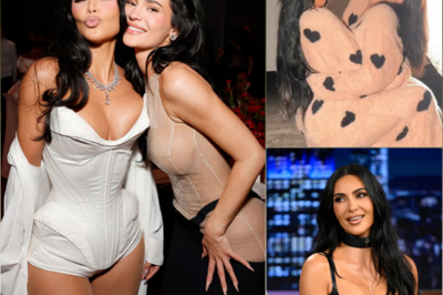 See the Adorable Moment Kim Kardashian Crashed Kylie Jenner’s SKIMS Photoshoot