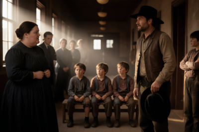 She stood in that hallway and admitted, “I’m not anyone’s first choice.” The room laughed. Then she added, “But I will not abandon you,” and the cowboy just froze. | HO