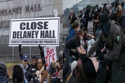 Everything has spiraled out of control. Inside the protests at the ICE facility in New Jersey.