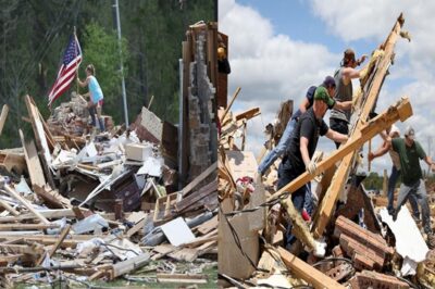 Tornadoes leave trails of debris in southern Mississippi