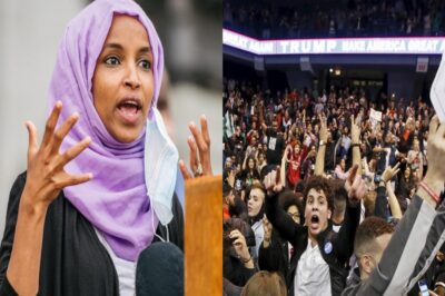 Ilhan Omar reacted fiercely and shouted: “I AM INNOCENT!”… when Trump raided her headquarters.