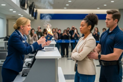 S – Gate Agent BURNS Black Girl’s Passport in Front of All— Unaware She’s the Chief FAA Inspector