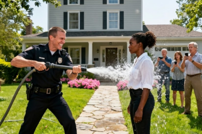 S – Cop Sprayed a Hose on a Black Woman for Fun — What She Pulled Out Made Him Beg for Mercy
