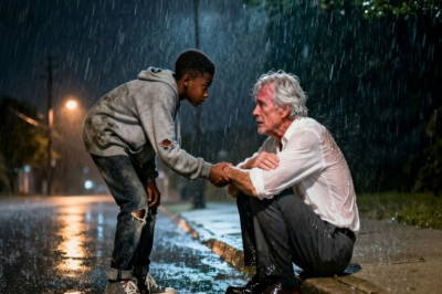 s – Poor Black Boy Walked Old Man Home in Storm — Next Day, Men in Suits Asked for Him