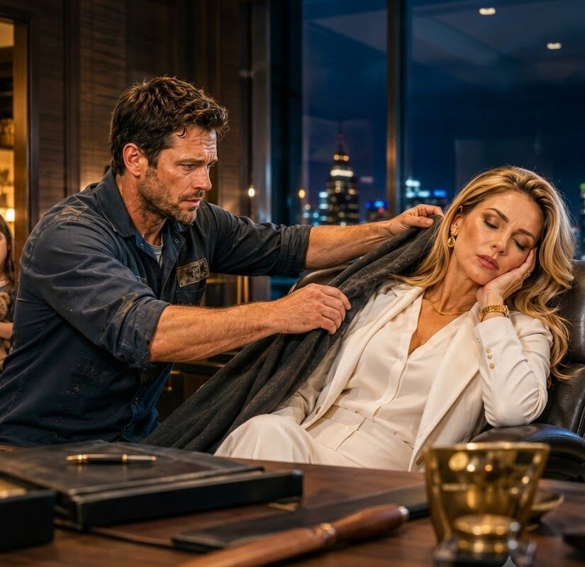 A Billionaire Pretended to Sleep to Test a Poor Single Dad — What He Did Made Her Cry All Night