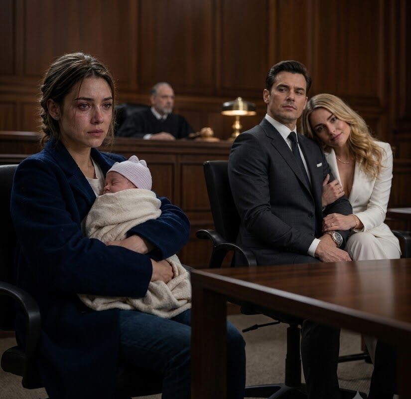 She Came to Divorce Court With Their Newborn Daughter, But He Sat Beside His Mistress