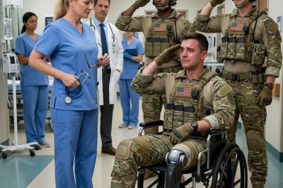 s – The quiet ER nurse nobody noticed was a battlefield legend. Until four scarred soldiers walked into the hospital looking for her.