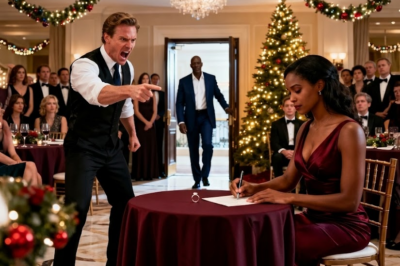 s – She signed the divorce papers in front of 200 people at the Christmas party. Then her father made a phone call.