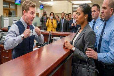 s – Bradley Thompson didn’t even try to hide his smirk. The white teller at National Commerce Trust’s downtown Chicago branch held Dr. Amara Wilson’s $50,000 business check between two fingers like it was contaminated, then dropped it into the trash bin beside his station. “We don’t accept counterfeit items,” he announced, loud enough for the whole lobby to hear. His manager, Victoria Harrington, watched the whole thing from her glass office — and deliberately turned her back.