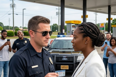 s – The badge looked real—until the moment a man in uniform tossed it like trash.