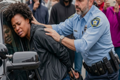 s – A woman pulled over for “attitude.”