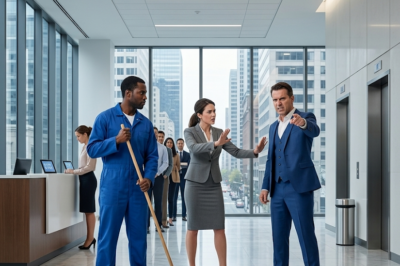 s –  A billionaire spent 6 weeks disguised as a janitor. Only one person treated him like a human being.