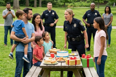s –  A cop destroyed a Black father’s birthday party for his 8‑year‑old son. Then the father made one phone call.
