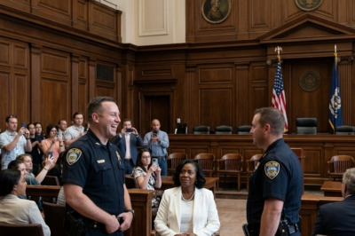 s –  Cops laughed at a Black woman in court, called her a “welfare queen” and told her to find the food stamp office. Then she said six words that made their careers explode.