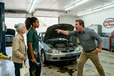 s – She got fired for helping an old woman with bad brakes. Three weeks later, that old woman walked into the boardroom and destroyed her manager’s career.