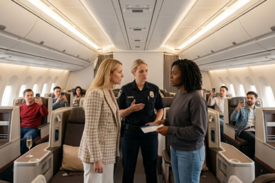 s – A cop dragged a Black teen out of first class. Her father bought the airline last week.