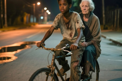 s – Everyone ignored the lost old woman at the bus stop. One Black teen took her hand. She was a billionaire.